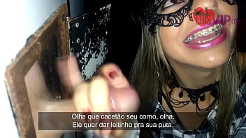 Cristina Almeida Invites Random Fans To Join Gloryhole 4 At Cine Kratos Theater In Downtown São Paulo, Cursing Her Cuckold Husband As He Films Her Receiving Oral Pleasure