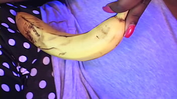 Chocolate Banana – Curvy Girl Enjoys Tit And Throat Play