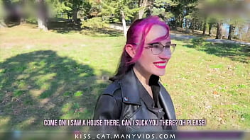 Public Park Encounter: Russian Student Engages In Outdoor Passion With Stranger