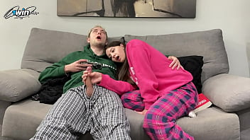 Step Sister Gives Intimate Handjob To Step Brother Leading To Explosive Finish