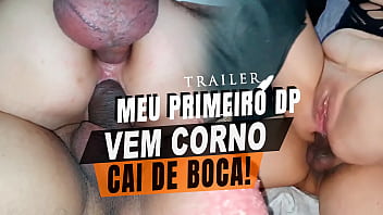 First Dp Experience: Taken Hard In Front Of Cuckolded Husband | Cristina Almeida