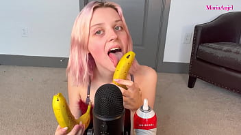 Gentle Asmr Banana Eating Sounds Part 2