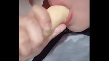 Sucking On A Banana