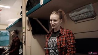 Passenger Seduces Man On Train With Oral Pleasure And Swallows His Load