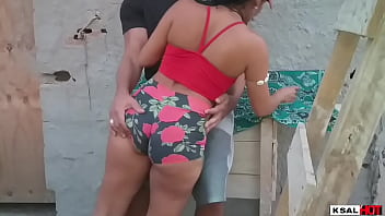 Two Men And A Pitbull Try To Break Into A Construction Site For Sex But Get Swarmed By Mosquitoes