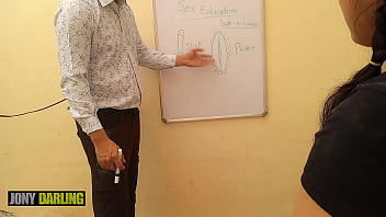 Indian Tutor Gives Explicit Sex Education Lesson In Hindi With Dirty Talk By Jony Darling