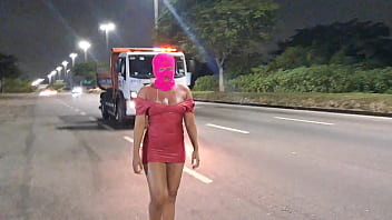 Naughty Girlfriend Flaunts On The Street Before Giving Me Wild Pleasure In The Motel