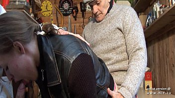 Intimate French Blonde In Detailed Threesome Encounter With Papy