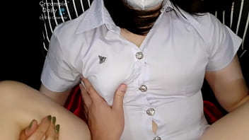 Thai Coed Gets Creampied Deep Inside Her Pussy