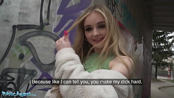 Blonde Brit Babe Gets A Public Agent’s Cock In Her Mouth And Pussy Outdoors
