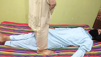 Servant Extinguishes Indian Housewife’s Fire With His Pearly Rod, Placing It In Her Mouth