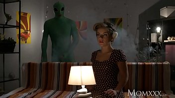 Lonely Housewife Gets A Deep, Hard Probing From A Horny Alien On Halloween
