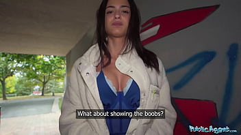 Spanish Teen Gets Her Tight Pussy Stuffed With A Huge Cock In A Public Outdoor Blowjob Scene