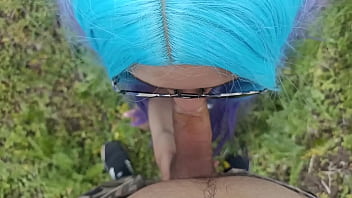 Public Park Blowjob By A Trashy Student