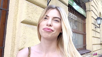 First Anal Fuck For Slender Student Melina In A Real Street Casting