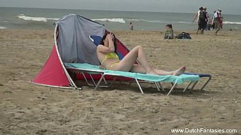 Bare Dutch Babe Gets Pounded In A Sandy Seaside Massage