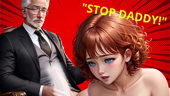 Step-grand-daddy’s Massive Cock Erupts In The Mouth Of A Naive Teen In The School Office.