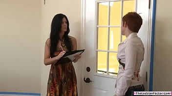 Petite-titted Milf Gets Pounded By Her Sapphic Client