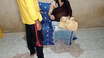 Stepson Fucks His Mother-in-law For The First Time In Her Own Home! Dirty Hindi Voice