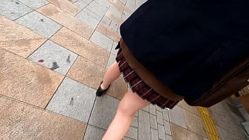 Innocent Black-haired Schoolgirl C-chan In Shinjuku: Uniform, Blazer, Miniskirt, Gorgeous Legs, Creampie – Panty Shots, Train Molestation, Home Intrusion, Sleep Violation
