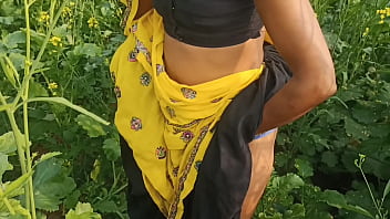Husband Took Advantage Of Mamta In The Mustard Field And Gave Her A Hardcore Outdoor Fucking In Clear Hindi Voice