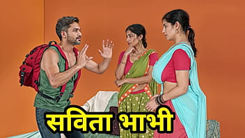 Sultry Desi Indian Savita Bhabhi And Piya Bhabhi Get Ravaged By A Hung Stranger
