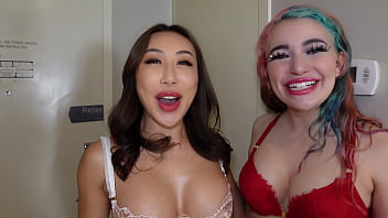 Bringing In A Fiery Asian Beauty For A Valentine’s Day Threesome With My Girl