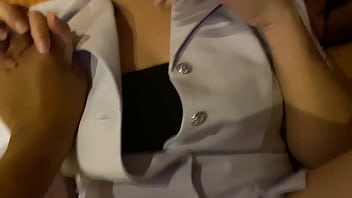 Nurse Uniform Friend Fucks Hard And Moans Loud Until Cumming