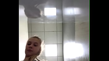 Feverishly Stroking In The Fitting Room Stall